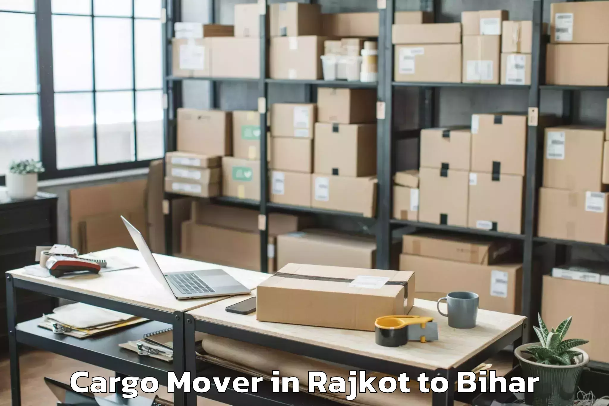 Easy Rajkot to Munger Cargo Mover Booking